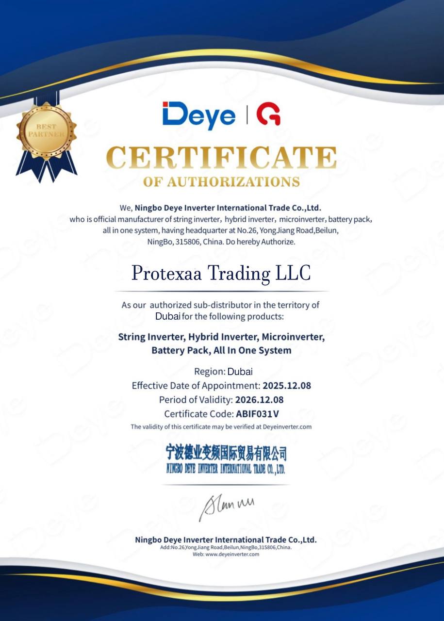 Deye | هوشمندی در مسیر انرژی پاک راهکارهای پیشرفته برای تولید، ذخیره و مدیریت انرژی؛ از اینورترهای خورشیدی و سیستم‌های باتری تا راهکارهای یکپارچه PV + ESS + EV برای خانه‌ها و پروژه‌های تجاری و صنعتی.